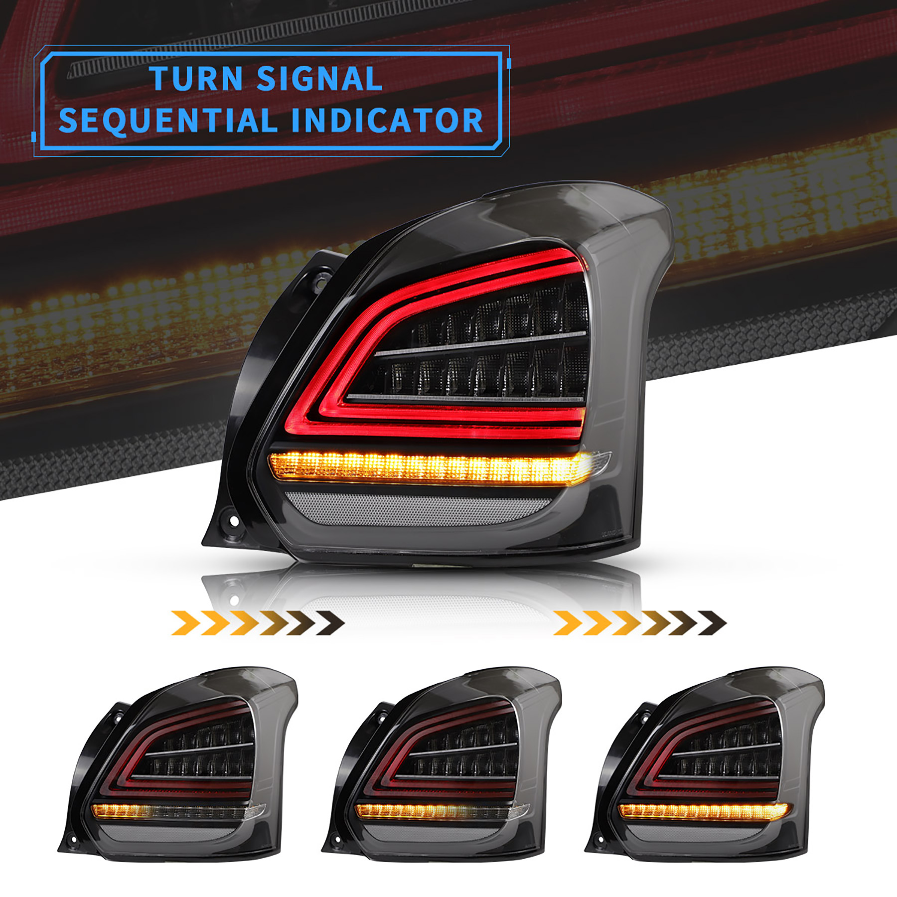 Swift LED Taillight with Sequential Indicator